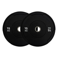Monochrome Olympic Black Bumper Plates 2.0