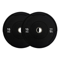 Monochrome Olympic Black Bumper Plates 2.0