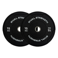 Rival Olympic Black Bumper Plates 2.0
