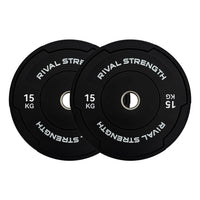 Rival Olympic Black Bumper Plates 2.0