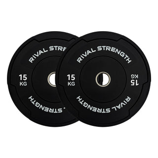 Rival Olympic Black Bumper Plates 2.0