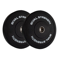 Rival Olympic Black Bumper Plates