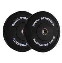 Rival Olympic Black Bumper Plates