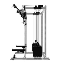 Dual 105KG Weight Stack Cable System Add-On for Rival J-3 Series Power Rack