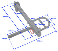 Rival J-Series Adjustable Jammer Arms 2.0 (Pair) (60x60mm)