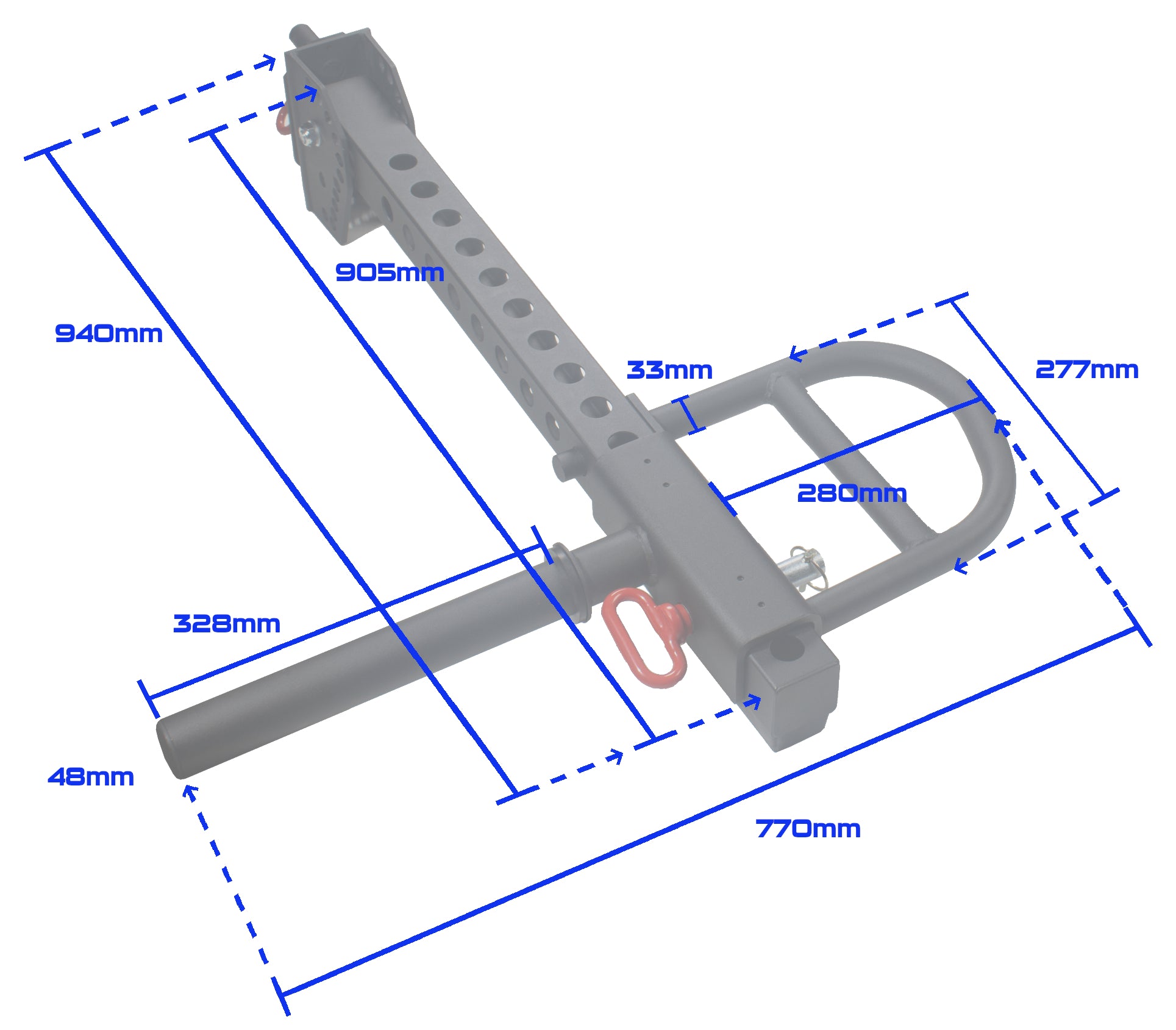 Rival J-Series Adjustable Jammer Arms 2.0 (Pair) (60x60mm)