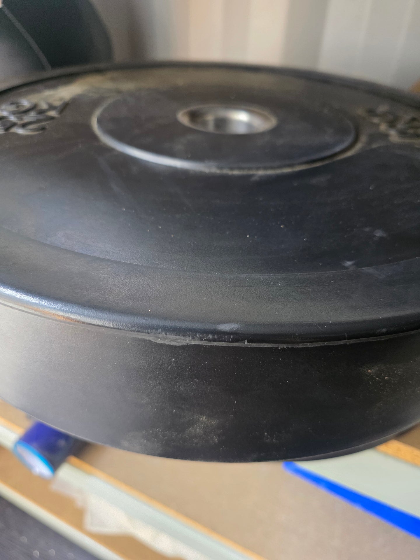 CLEARANCE | Monochrome Olympic Black Bumper Plates - 25KG Pair
