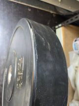 CLEARANCE | Monochrome Olympic Black Bumper Plates - 25KG Pair