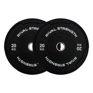 Rival Olympic Black Bumper Plates 2.0
