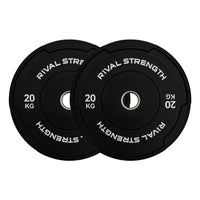 Rival Olympic Black Bumper Plates 2.0