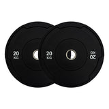Monochrome Olympic Black Bumper Plates 2.0