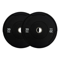 Monochrome Olympic Black Bumper Plates 2.0