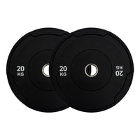 Monochrome Olympic Black Bumper Plates 2.0