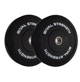 Rival Olympic Black Bumper Plates
