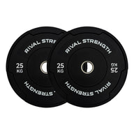Rival Olympic Black Bumper Plates 2.0