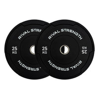 Rival Olympic Black Bumper Plates 2.0
