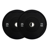 Monochrome Olympic Black Bumper Plates 2.0