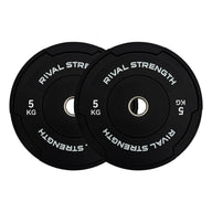 Rival Olympic Black Bumper Plates 2.0