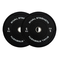 Rival Olympic Black Bumper Plates 2.0
