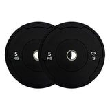 Monochrome Olympic Black Bumper Plates 2.0