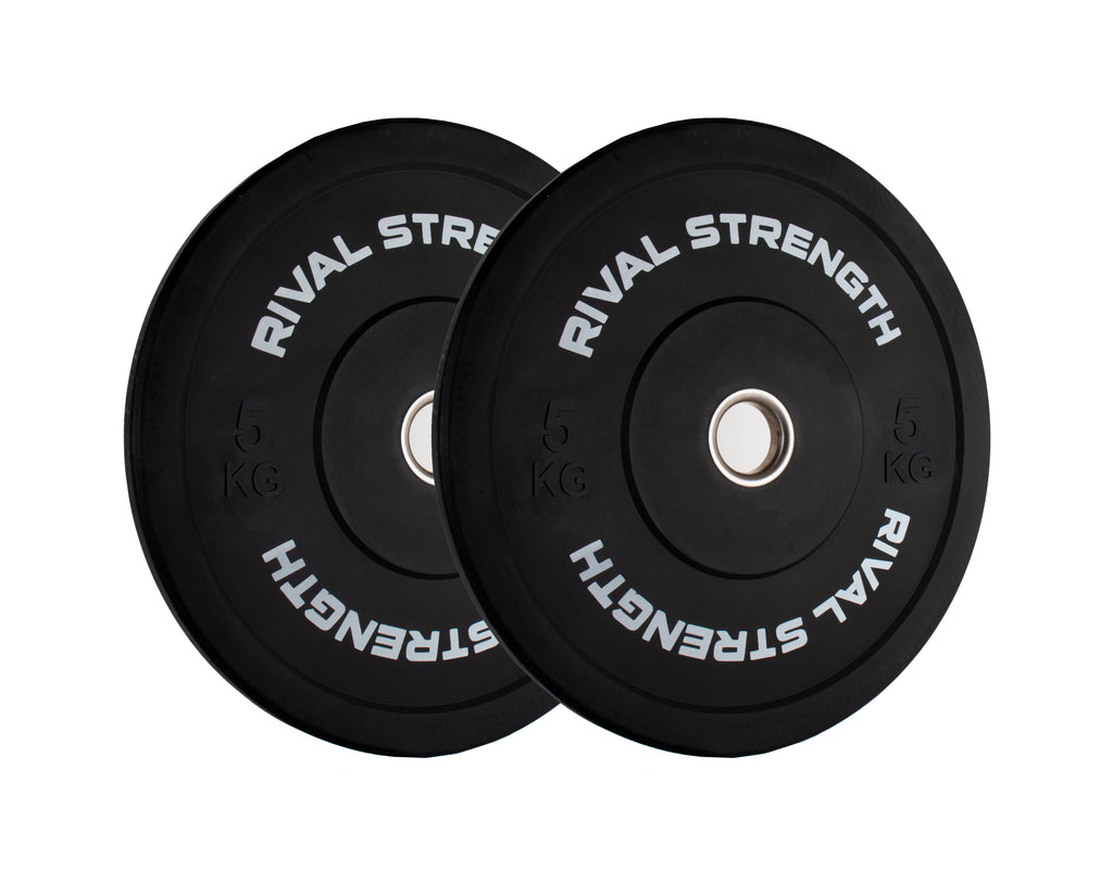 Rival Olympic Black Bumper Plates