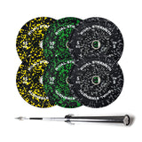 Rival Olympic Colour Splash Bumper Plate 2.0 and Optional Barbell Sets