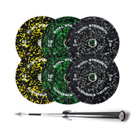 Rival Olympic Colour Splash Bumper Plate 2.0 and Optional Barbell Sets