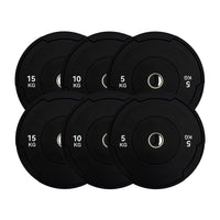 Monochrome Olympic Black Bumper Plates 2.0