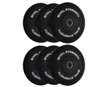 Rival Olympic Black Bumper Plates