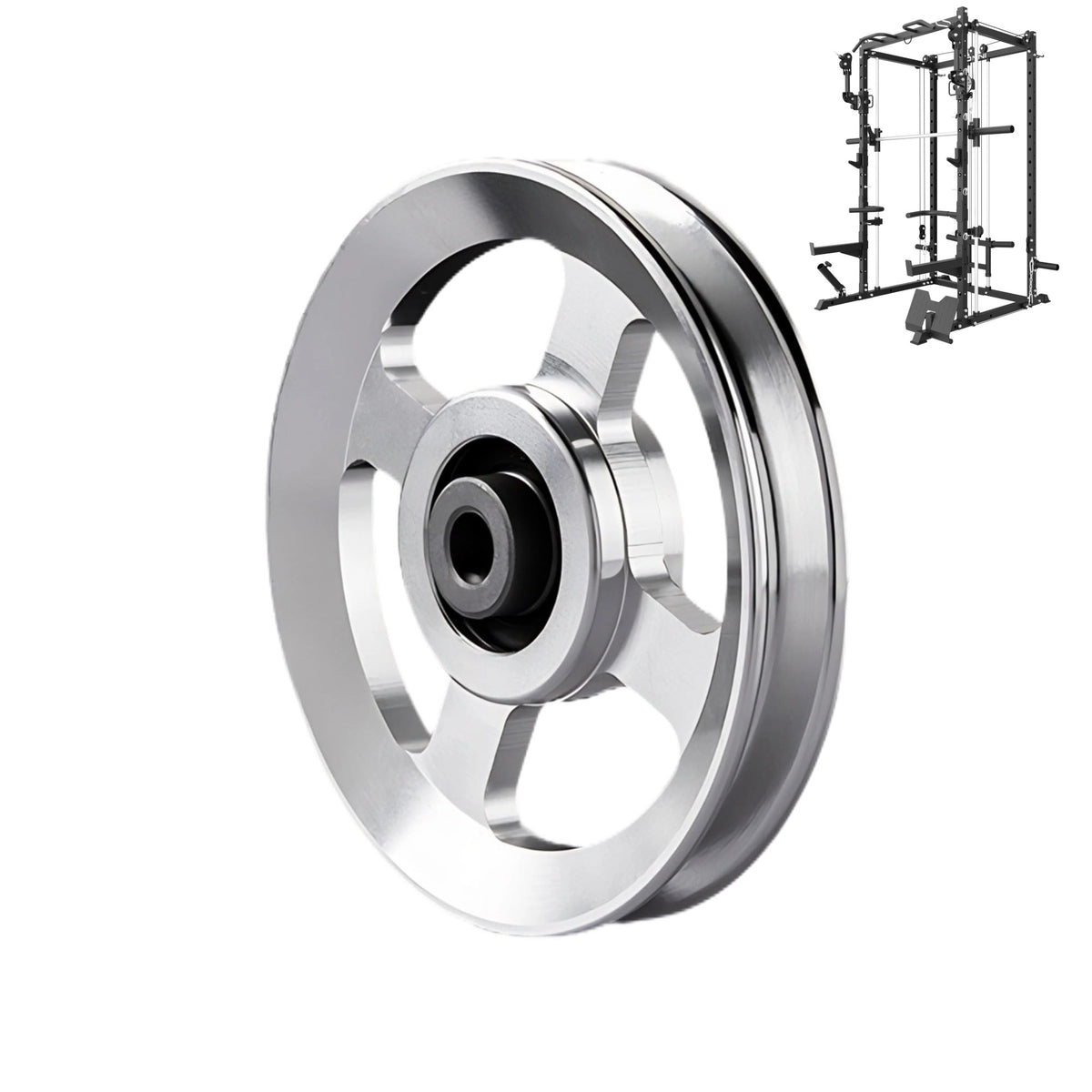 Rival Aluminium Cable Pulley Machine Wheels
