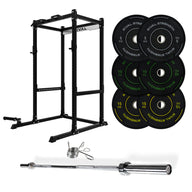 J-3 Series Power Rack with Weight Plate, Barbell and Bench Set