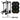 J-3 Series Power Rack with Cable System, Weight Plate, Barbell and Bench Set