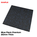 Rubber Gym Flooring Samples | 500mm x 500mm and 1m x 1m Tiles