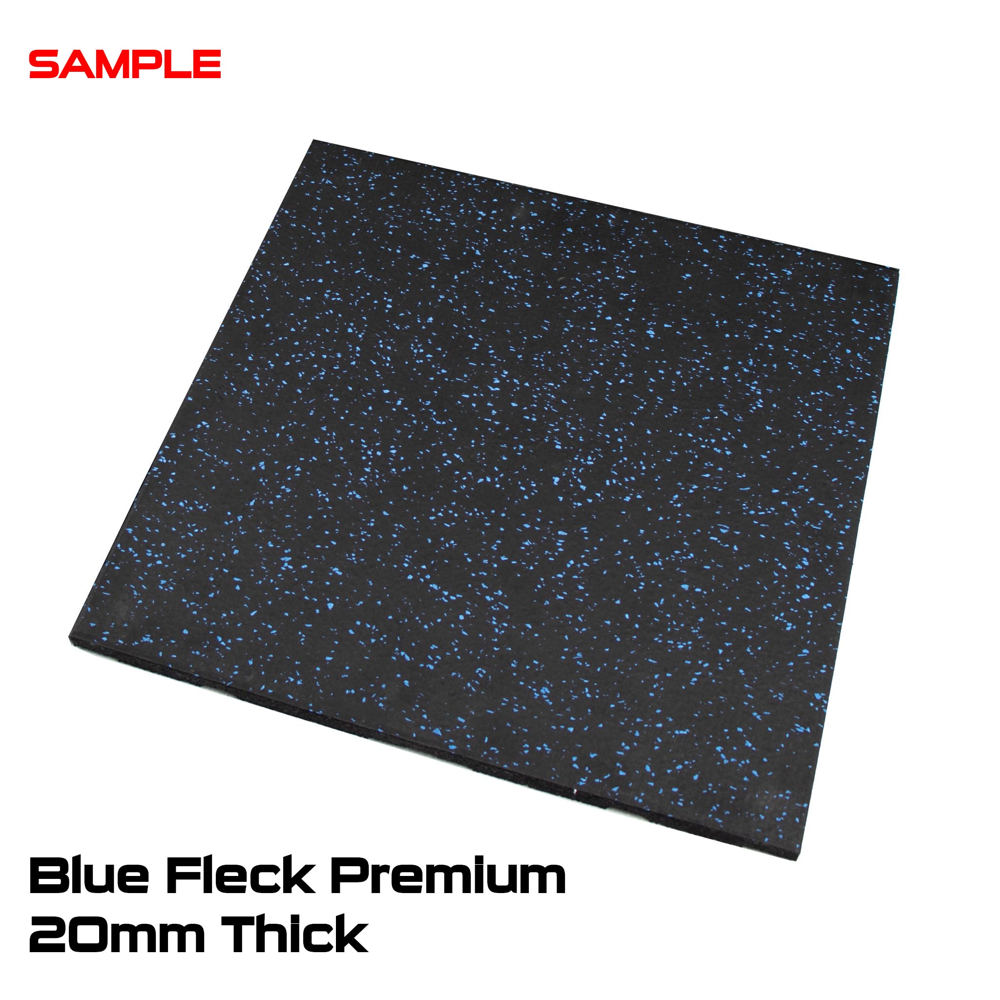 Rubber Gym Flooring Samples | 500mm x 500mm and 1m x 1m Tiles
