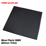 Rubber Gym Flooring Samples | 500mm x 500mm and 1m x 1m Tiles