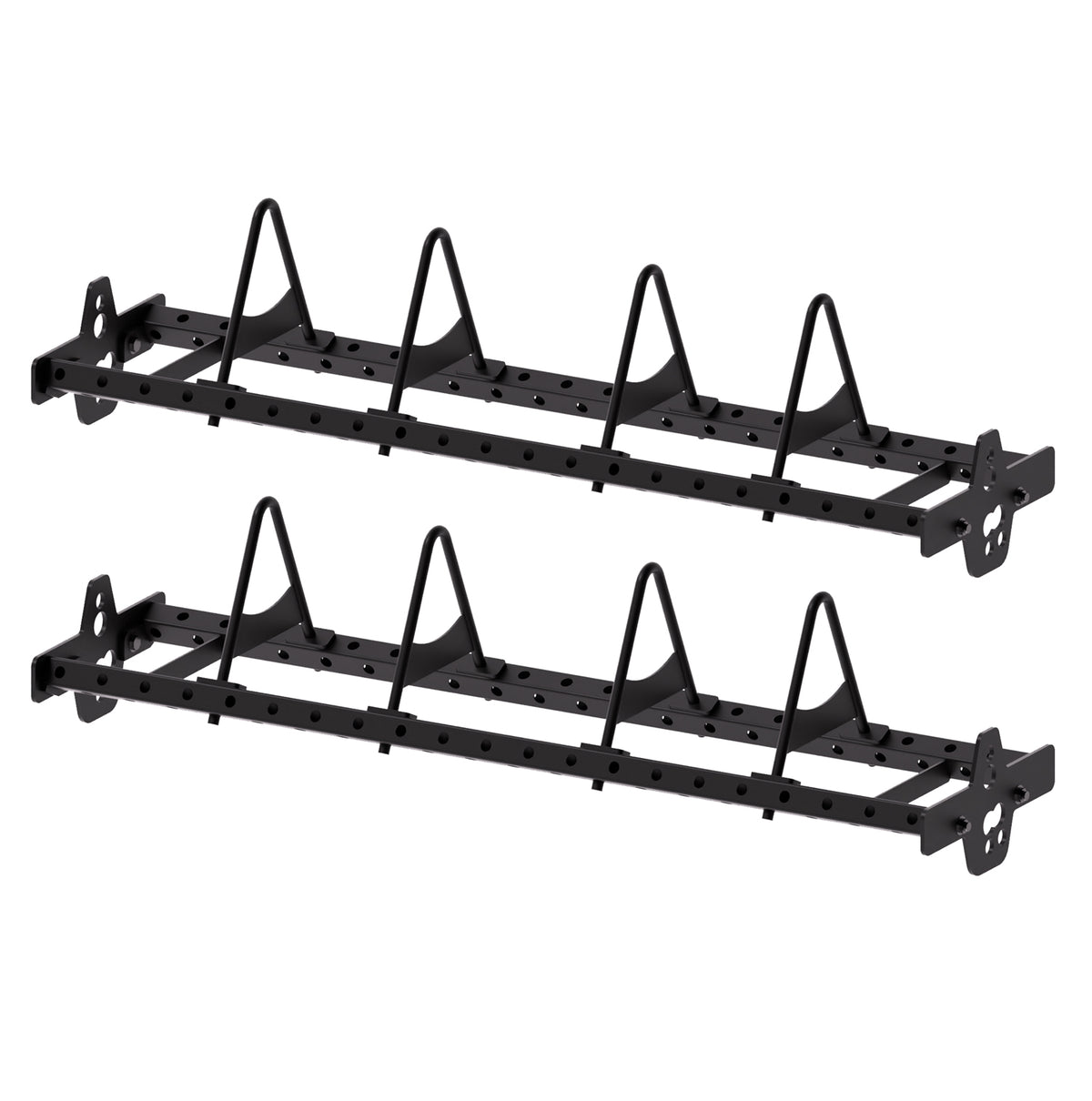 Rival Rack Mounted Bumper Plate Storage Shelves 2.0