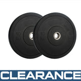 CLEARANCE | Monochrome Olympic Black Bumper Plates