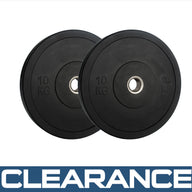 CLEARANCE | Monochrome Olympic Black Bumper Plates