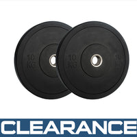 CLEARANCE | Monochrome Olympic Black Bumper Plates