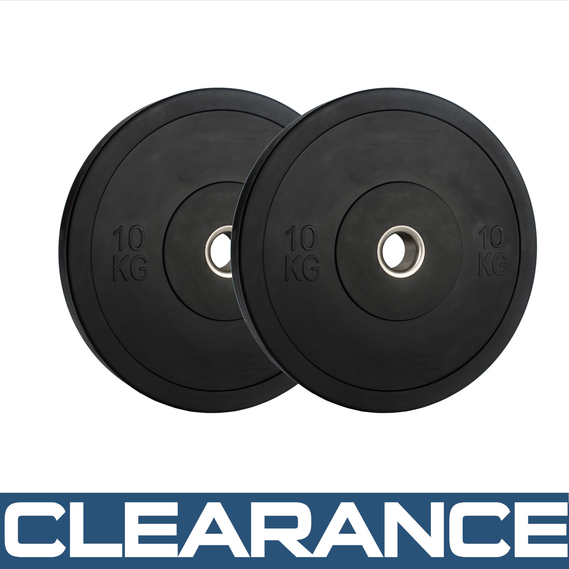 CLEARANCE | Monochrome Olympic Black Bumper Plates