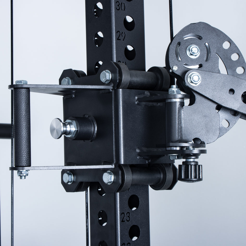 Rival S-3 Series Power Rack With Dual Action Pulley and High and Low C ...
