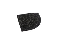 Grey Fleck SBR Interlocking Rubber Gym Flooring with Connectors (1m x 1m) (20mm)