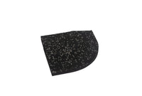 Grey Fleck SBR Interlocking Rubber Gym Floor Tiles with Connectors (1m x 1m) (20mm)