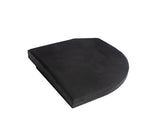 Black SBR Interlocking Rubber Gym Floor Tiles with Connectors (1m x 1m) (20mm)