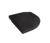 Black SBR Interlocking Rubber Gym Floor Tiles with Connectors (1m x 1m) (20mm)