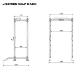 Rival J-Series Half Power Rack