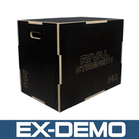 EX-DEMO | Rival Anti-Slip Plyo Jump Box 3-in-1 - 30" x 24" x 20"