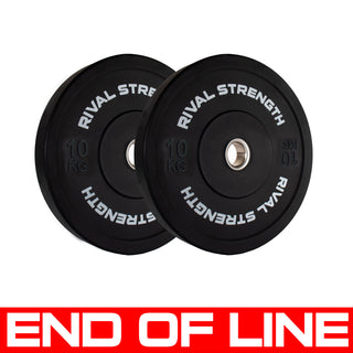 END OF LINE | Rival Olympic Black Bumper Plates