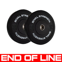 END OF LINE | Rival Olympic Black Bumper Plates