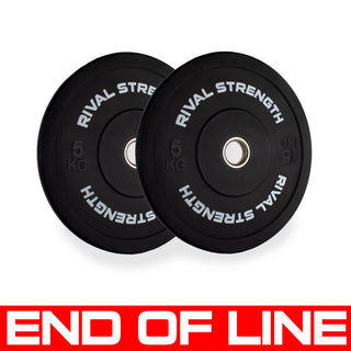 END OF LINE | Rival Olympic Black Bumper Plates